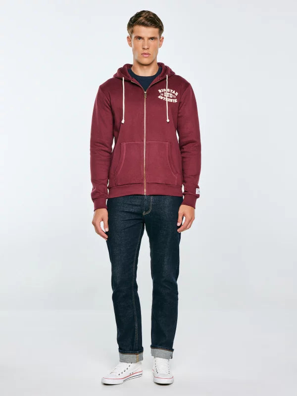 Full-Zip Hoodie | Burgundy