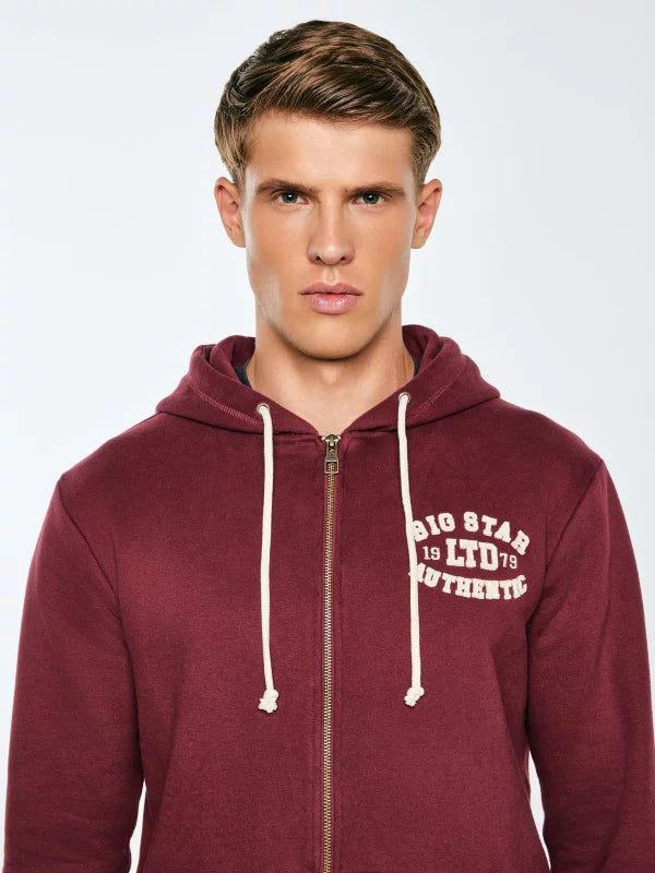 Full-Zip Hoodie | Burgundy