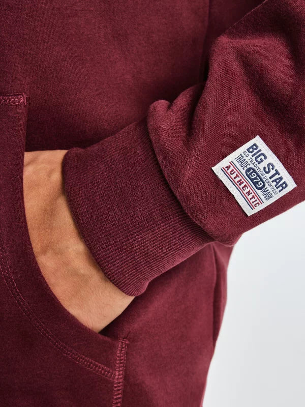 Full-Zip Hoodie | Burgundy