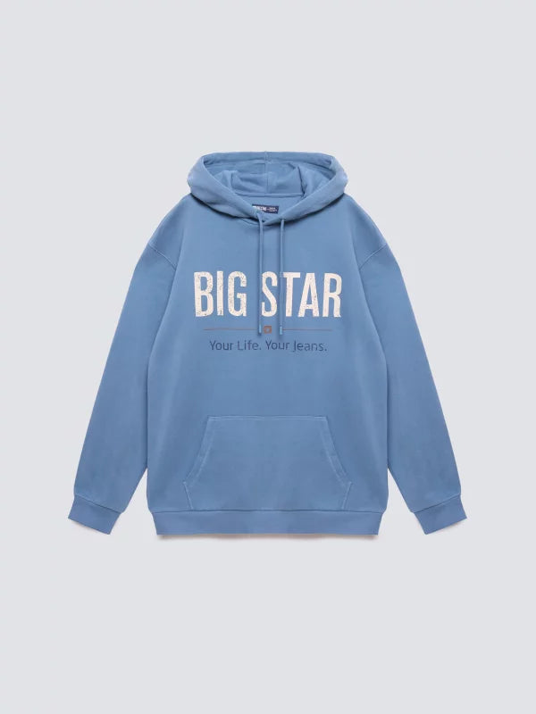 BIG STAR Logo Hoodie Sweatshirt | Navy