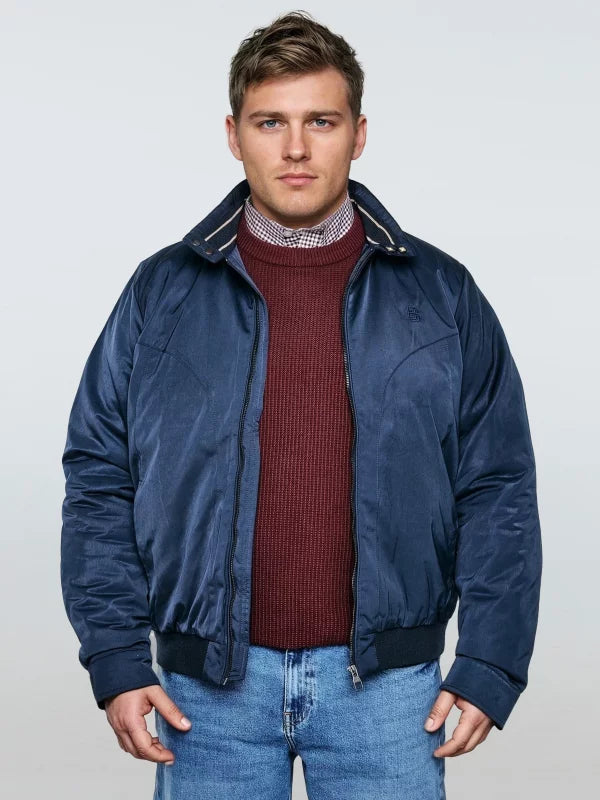 Harrington-style Jacket | Navy Blue