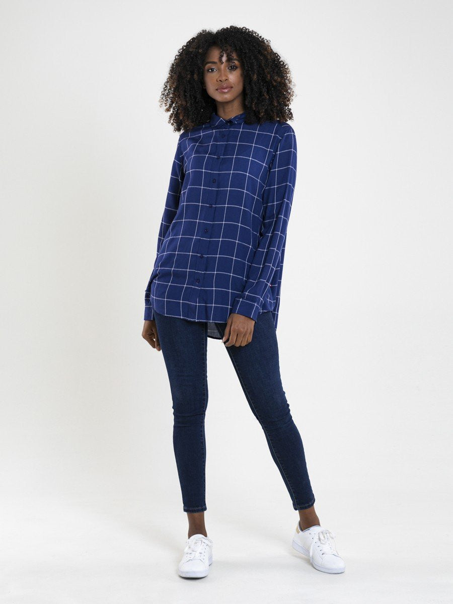 Shirt Long Sleeve | Navy Blue