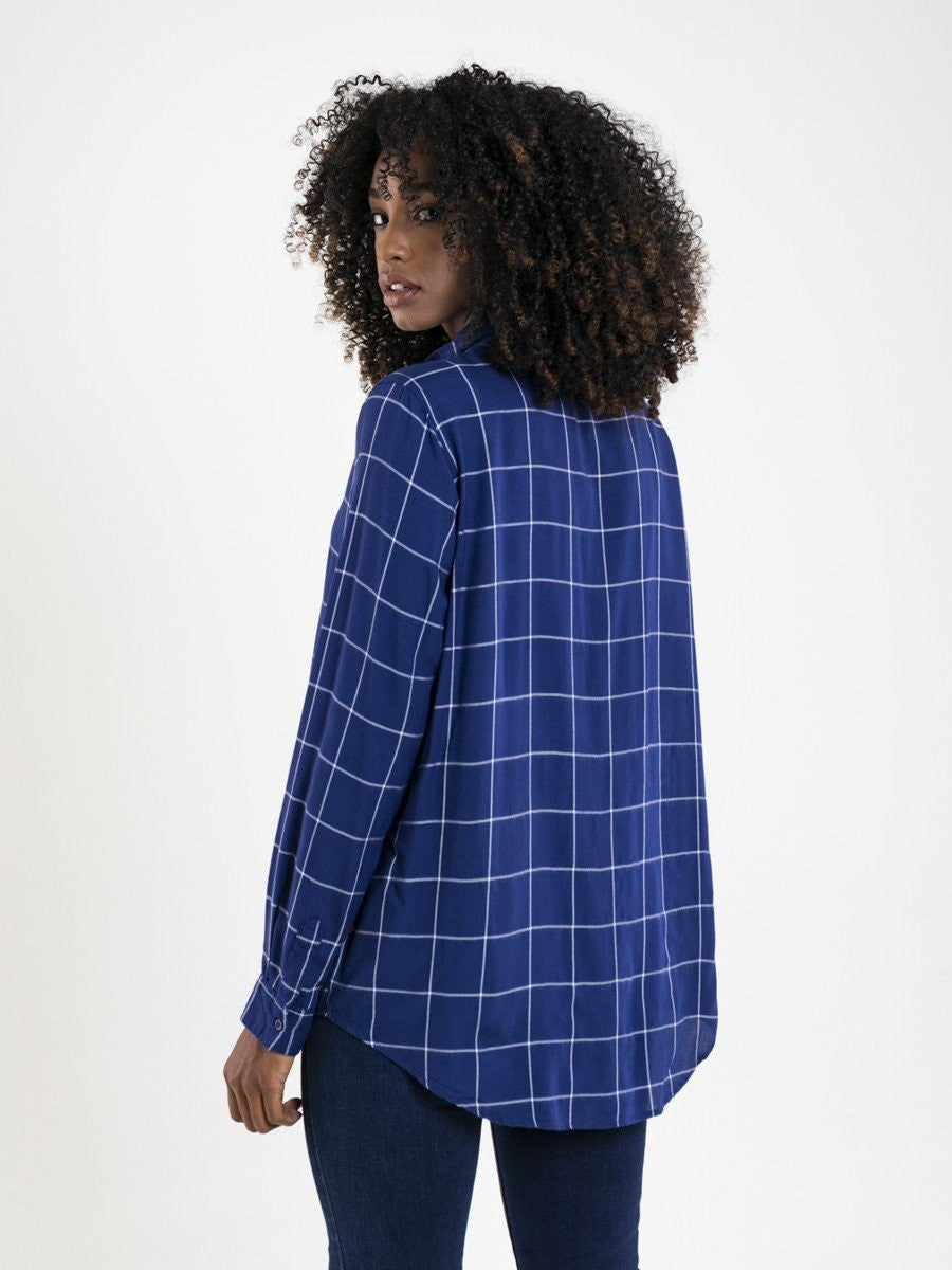 Shirt Long Sleeve | Navy Blue