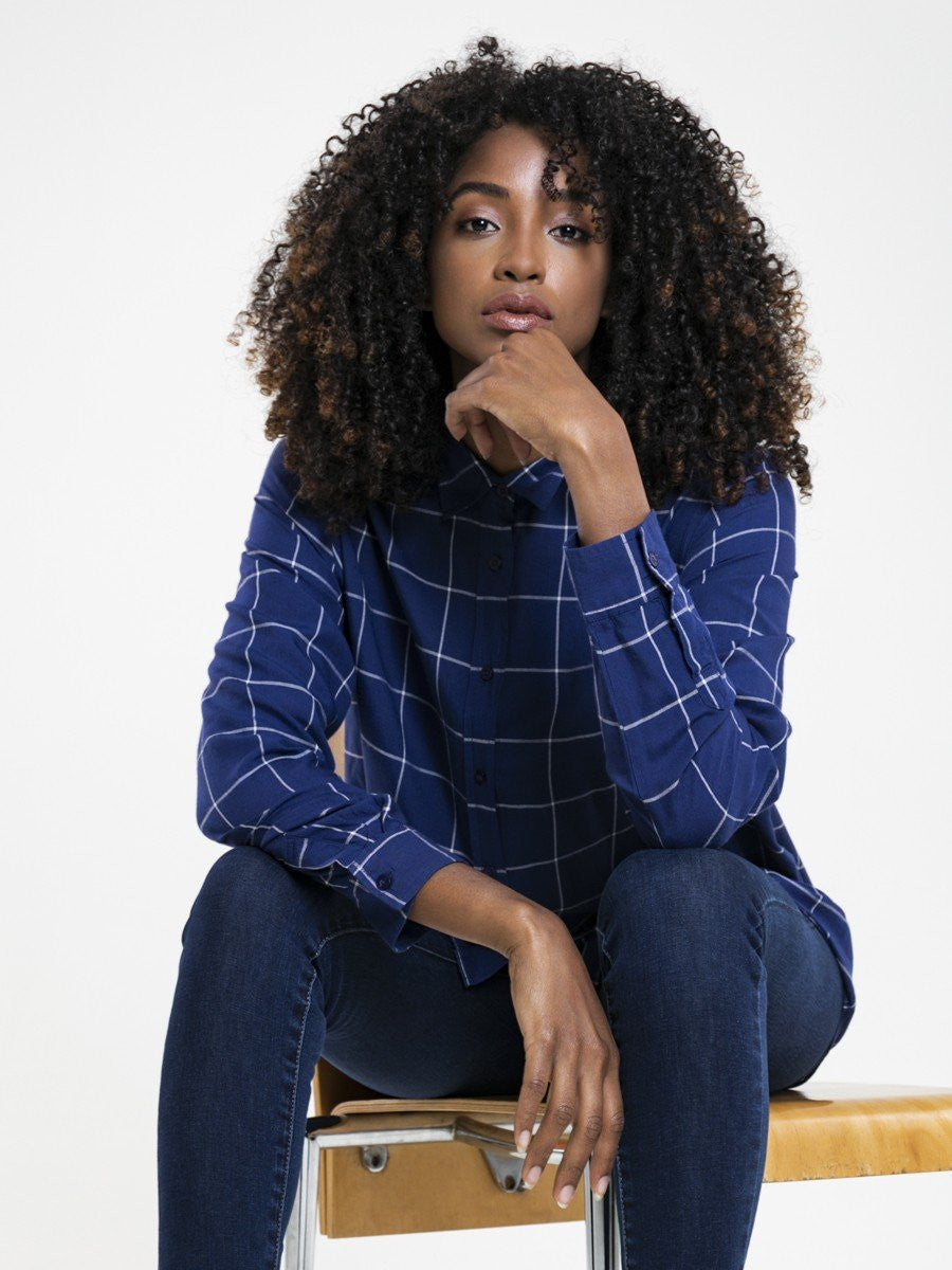 Shirt Long Sleeve | Navy Blue