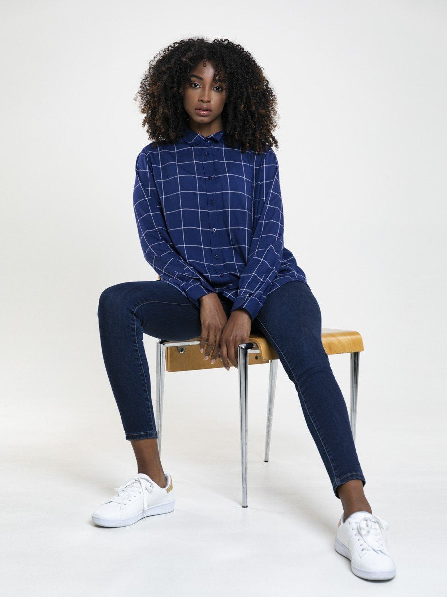 Shirt Long Sleeve | Navy Blue