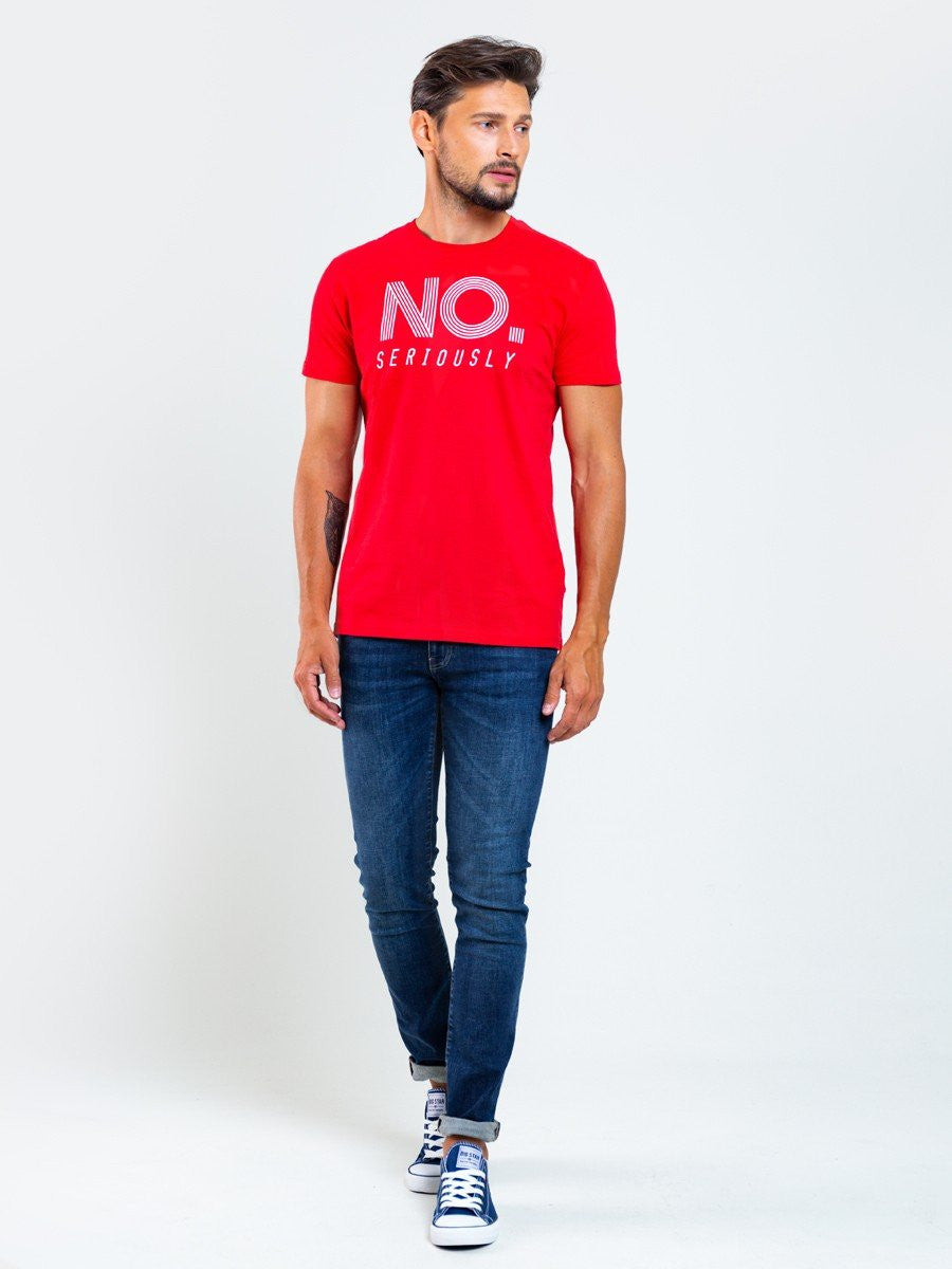 T.Shirt with Print - NO | Red