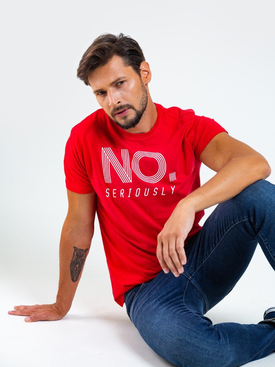 T.Shirt with Print - NO | Red