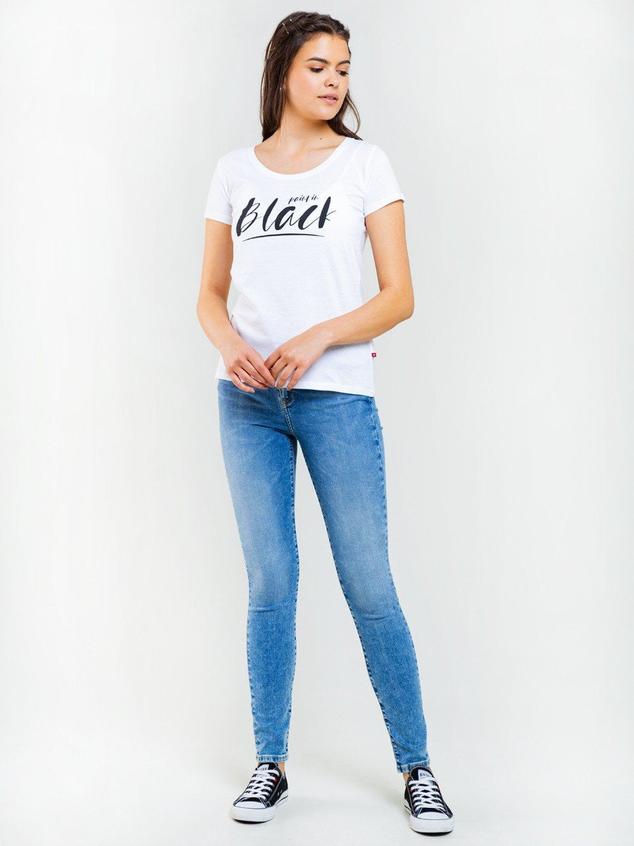 T-Shirt - Paint it Black | White