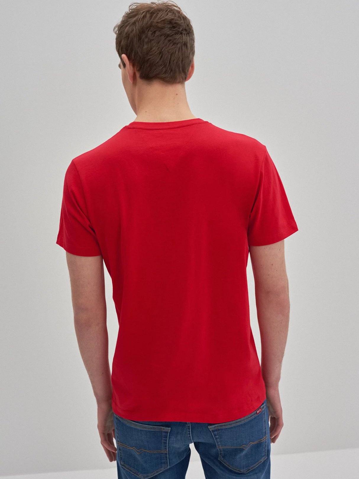 BIG STAR Logo T-Shirt Organic Cotton | Red