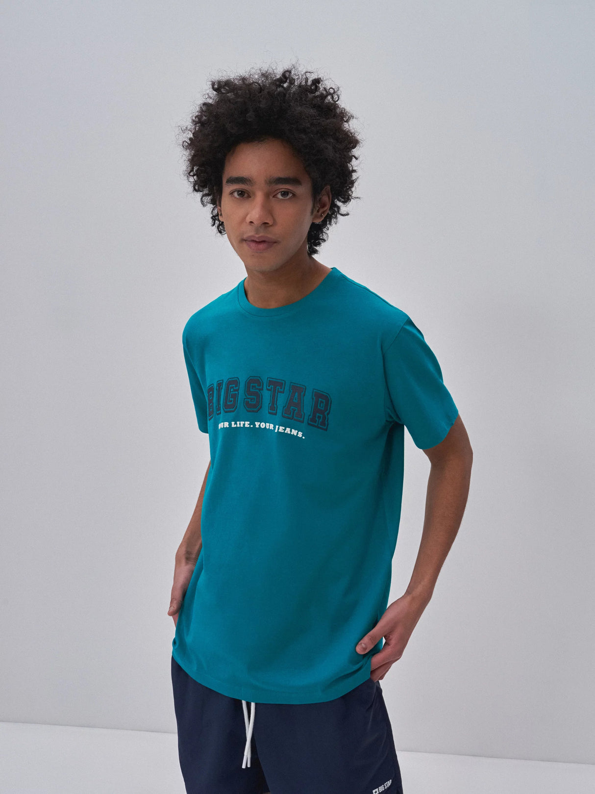BIG STAR Logo T-SHIRT | Green