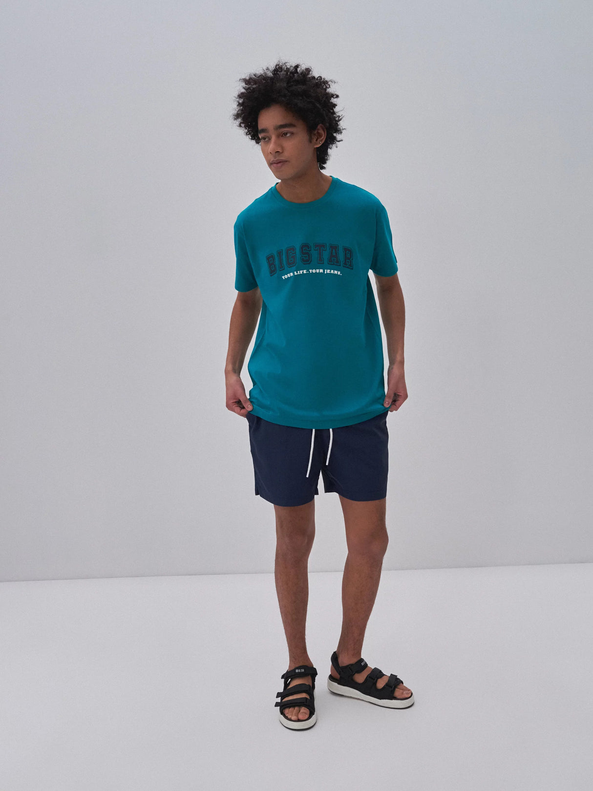 BIG STAR Logo T-SHIRT | Green