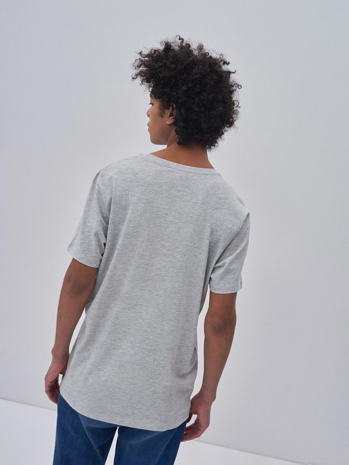 BIG STAR Logo T-SHIRT | Heather Grey