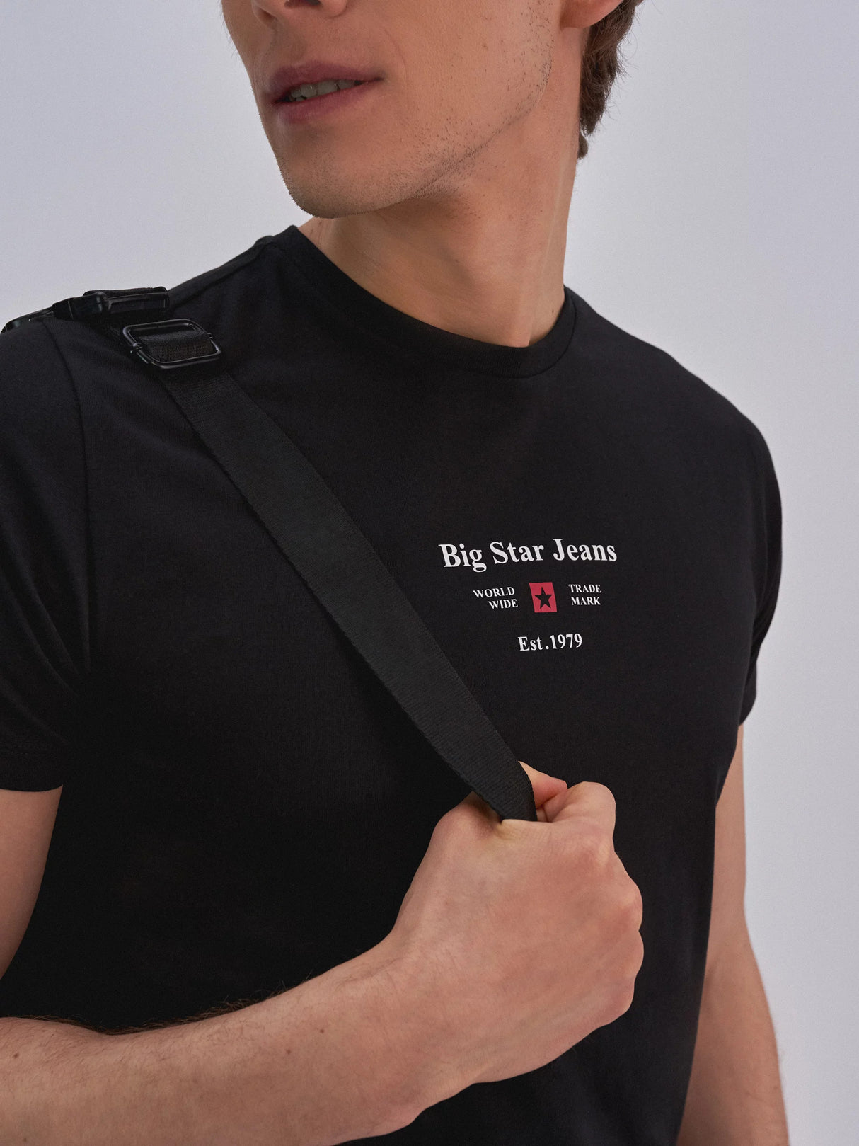 BIG STAR Organic Cotton T-Shirt | Black