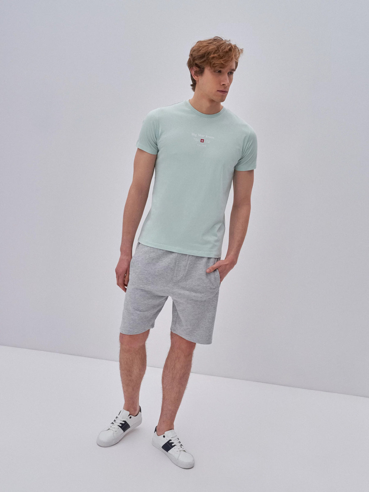 BIG STAR Organic Cotton T-Shirt | Light Green