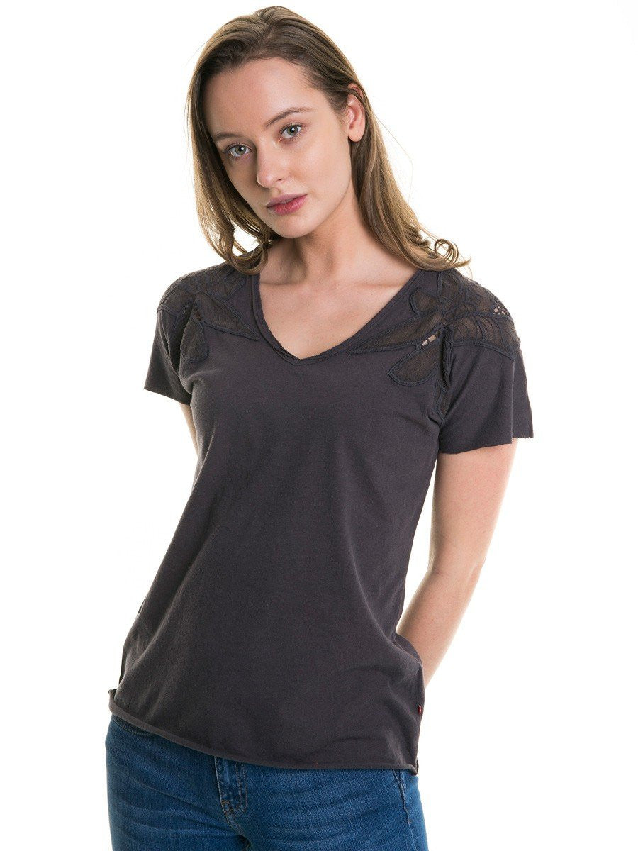 Top V-Neck | Anthracite