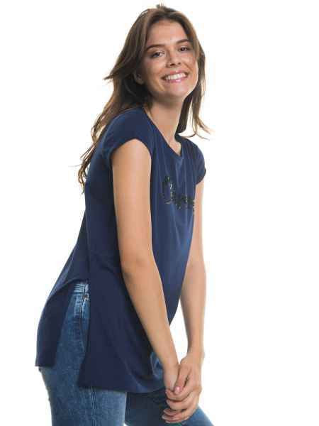 T.Shirt with Print | Navy