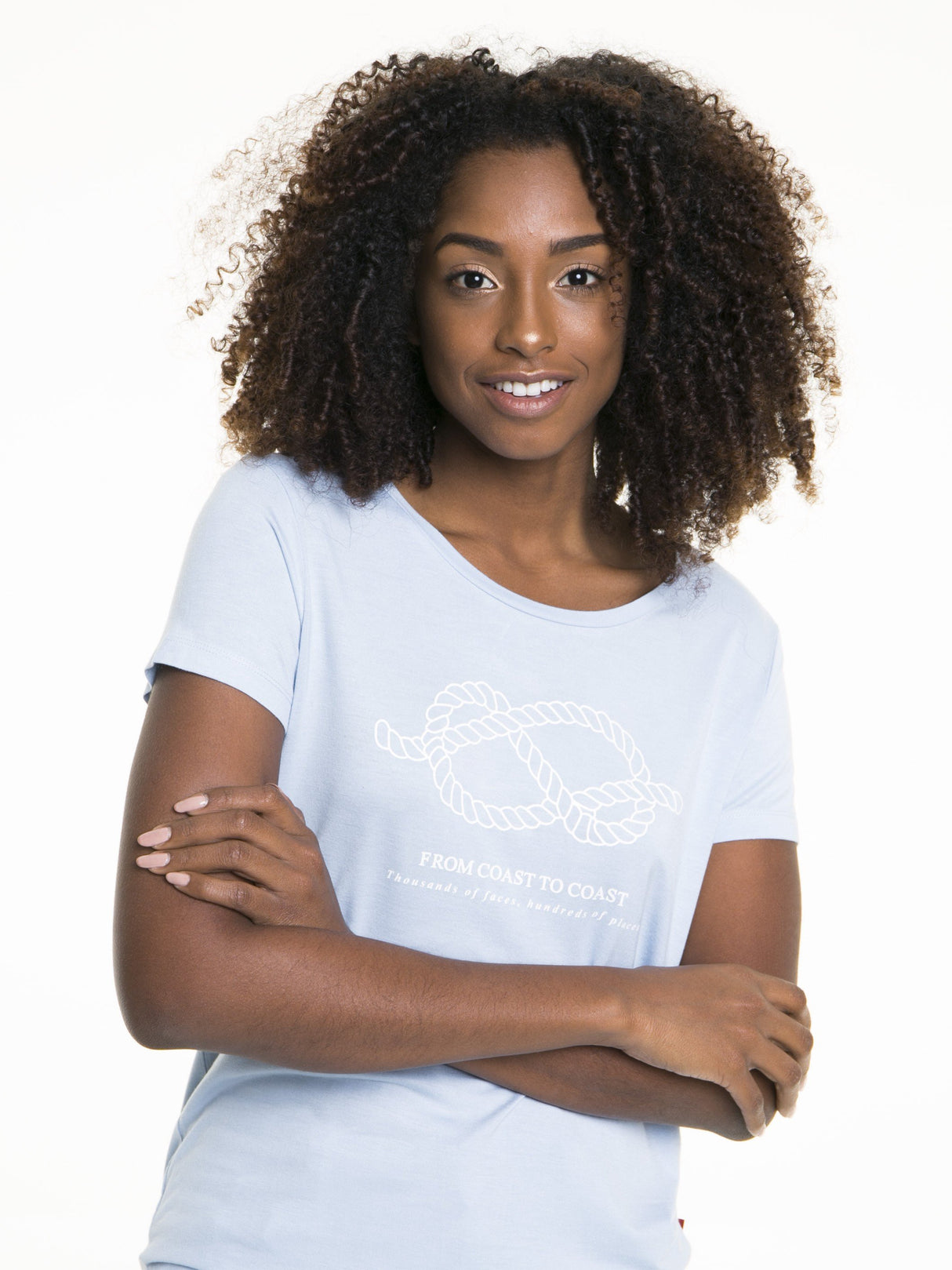 T.Shirt with Print | Light blue