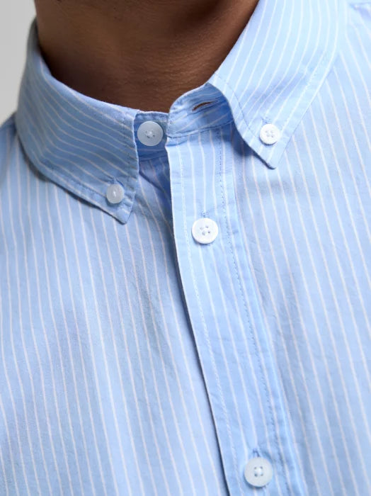 BIG STAR Striped Shirt Long Sleeve | Blue