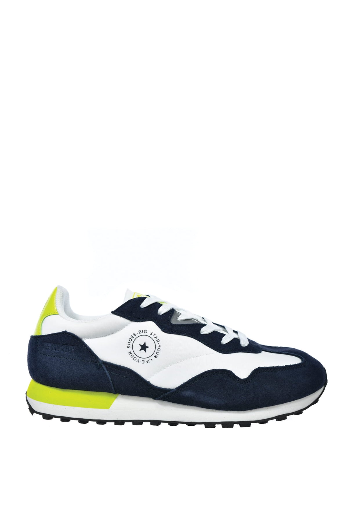 Sneakers | White & Navy Blue