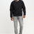 Patch Pocket Crewneck Sweatshirt | Black