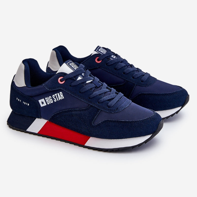BIG STAR - Sporty Shoes | Navy - Red