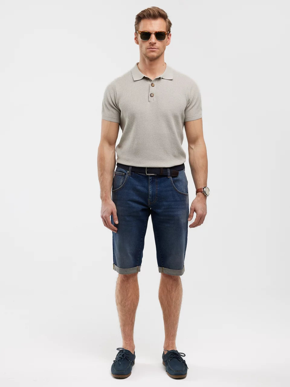 Denim Short | Navy Blue