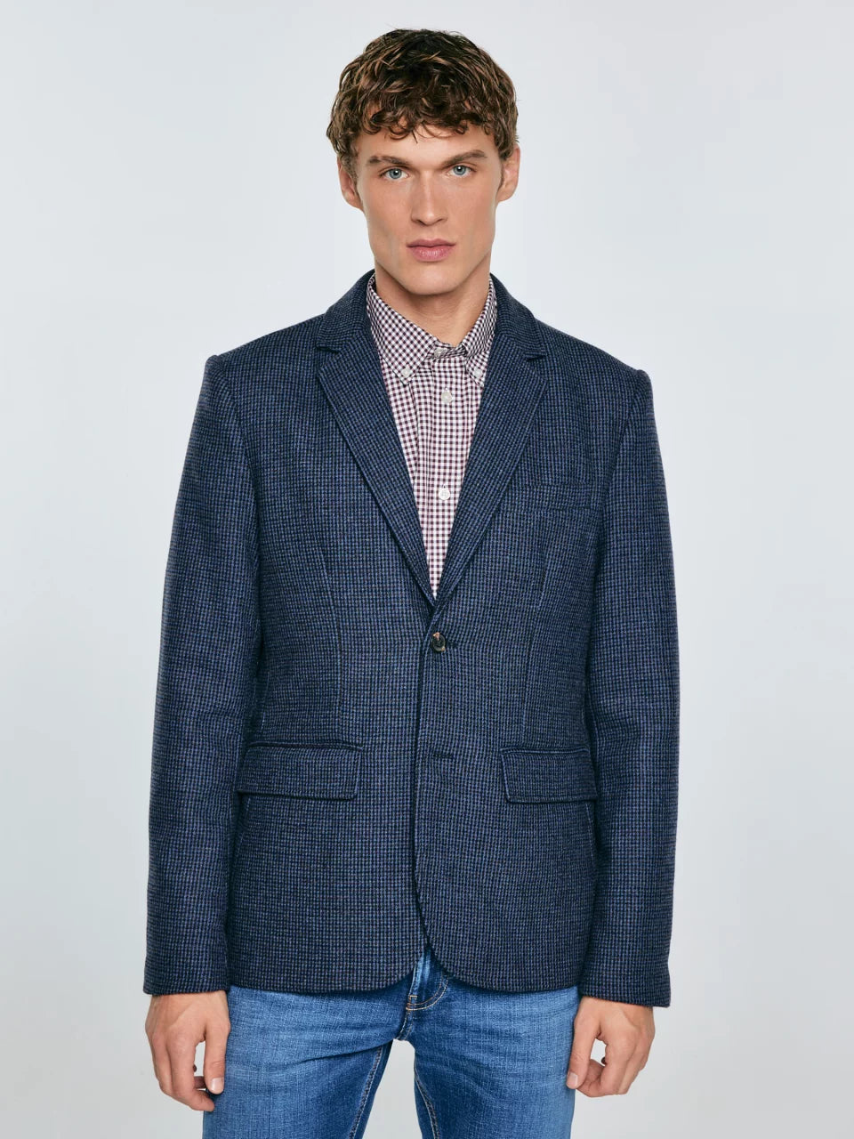Wool Blazer | Navy
