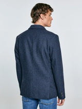 Wool Blazer | Navy