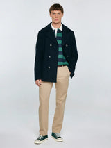 Double breasted Peacoat | Navy Blue
