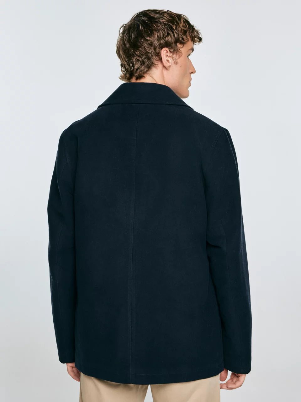 Double breasted Peacoat | Navy Blue