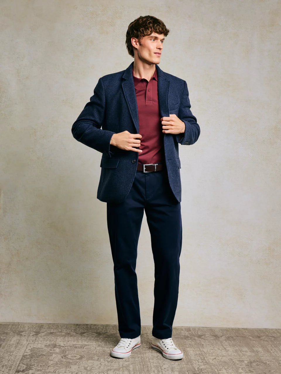 Wool Blazer | Navy