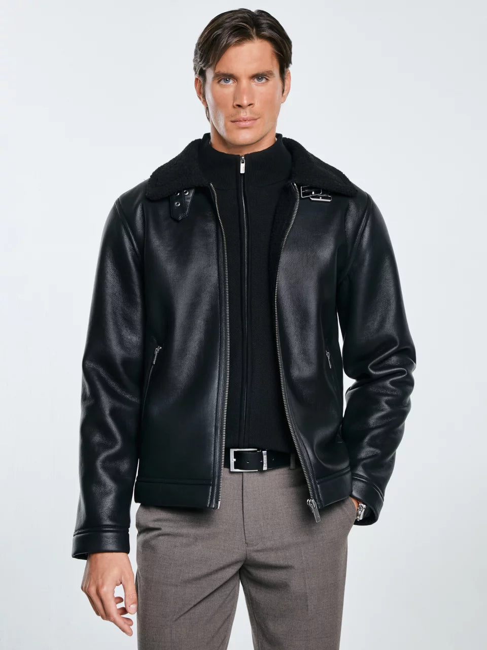 Leather Jacket | Black