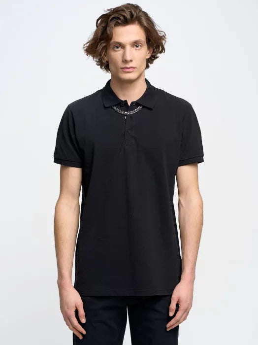 BIG STAR Basic Polo | Black