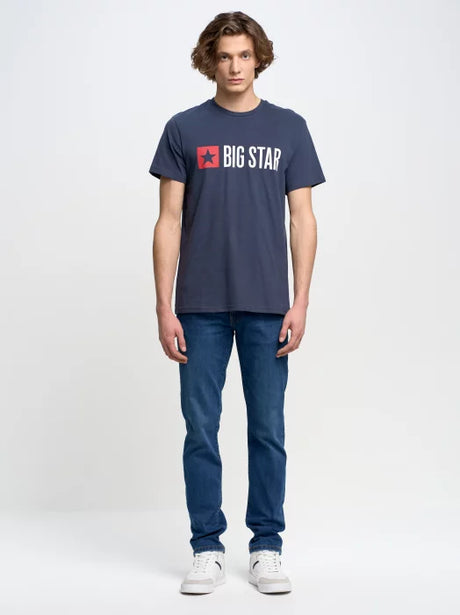 BIG STAR Basic Logo T.Shirt | Navy