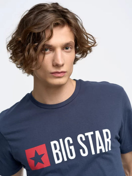 BIG STAR Basic Logo T.Shirt | Navy