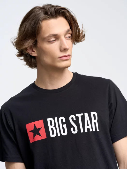BIG STAR Basic Logo T.Shirt | Black