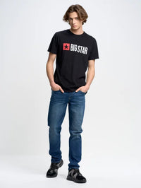 BIG STAR Basic Logo T.Shirt | Black