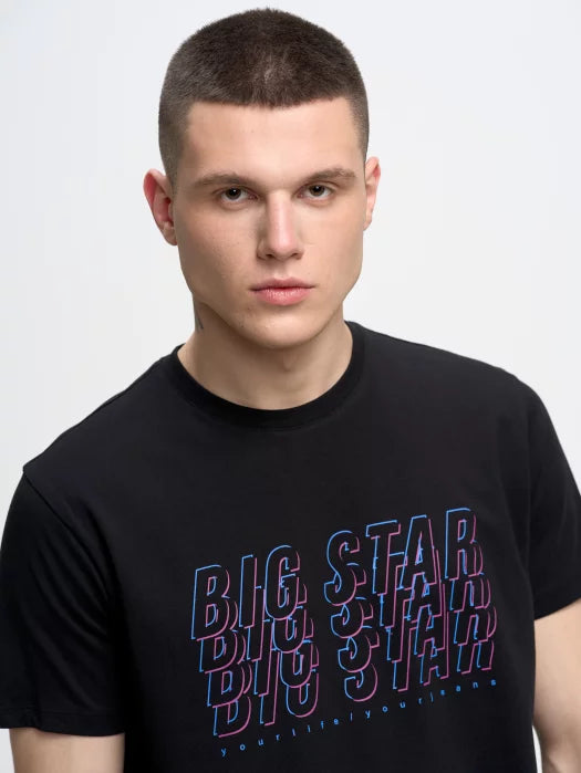 BIG STAR 3D Logo T.Shirt | Black