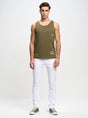 BIG STAR Singlet T.Shirt | Olive Green