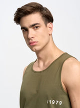 BIG STAR Singlet T.Shirt | Olive Green