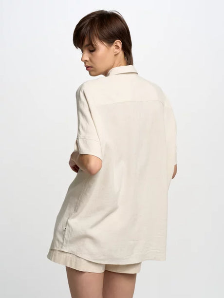 Oversize Shirt | Beige