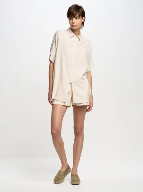 Oversize Shirt | Beige