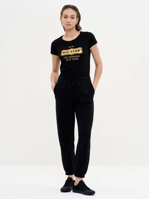 BIG STAR T-Shirt | Black - Gold