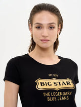 BIG STAR T-Shirt | Black - Gold