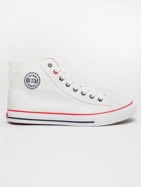 High White Canvas Sneakers | White