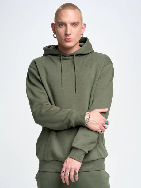 Relaxed Hoodie Big Star | Kaki