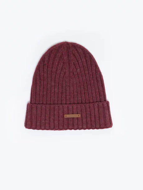 Knitted Beanie Hat | Bordeaux