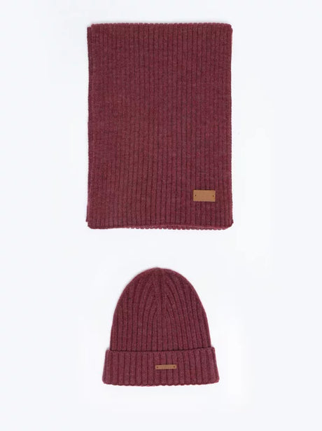 Knitted Beanie Hat | Bordeaux