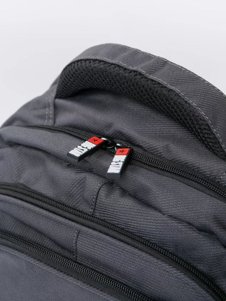 Durable Black Backpack with Red Accents | Black