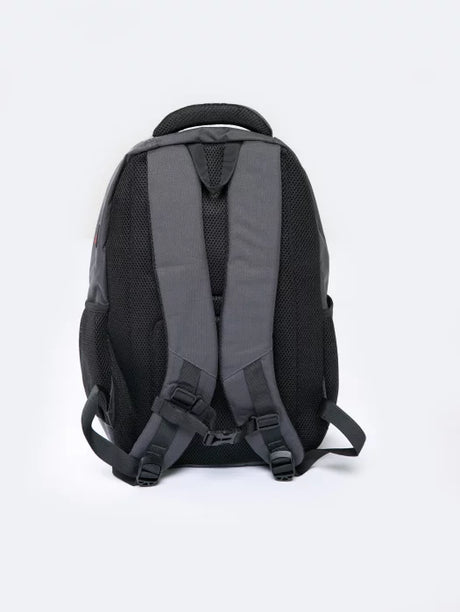 Durable Black Backpack with Red Accents | Black